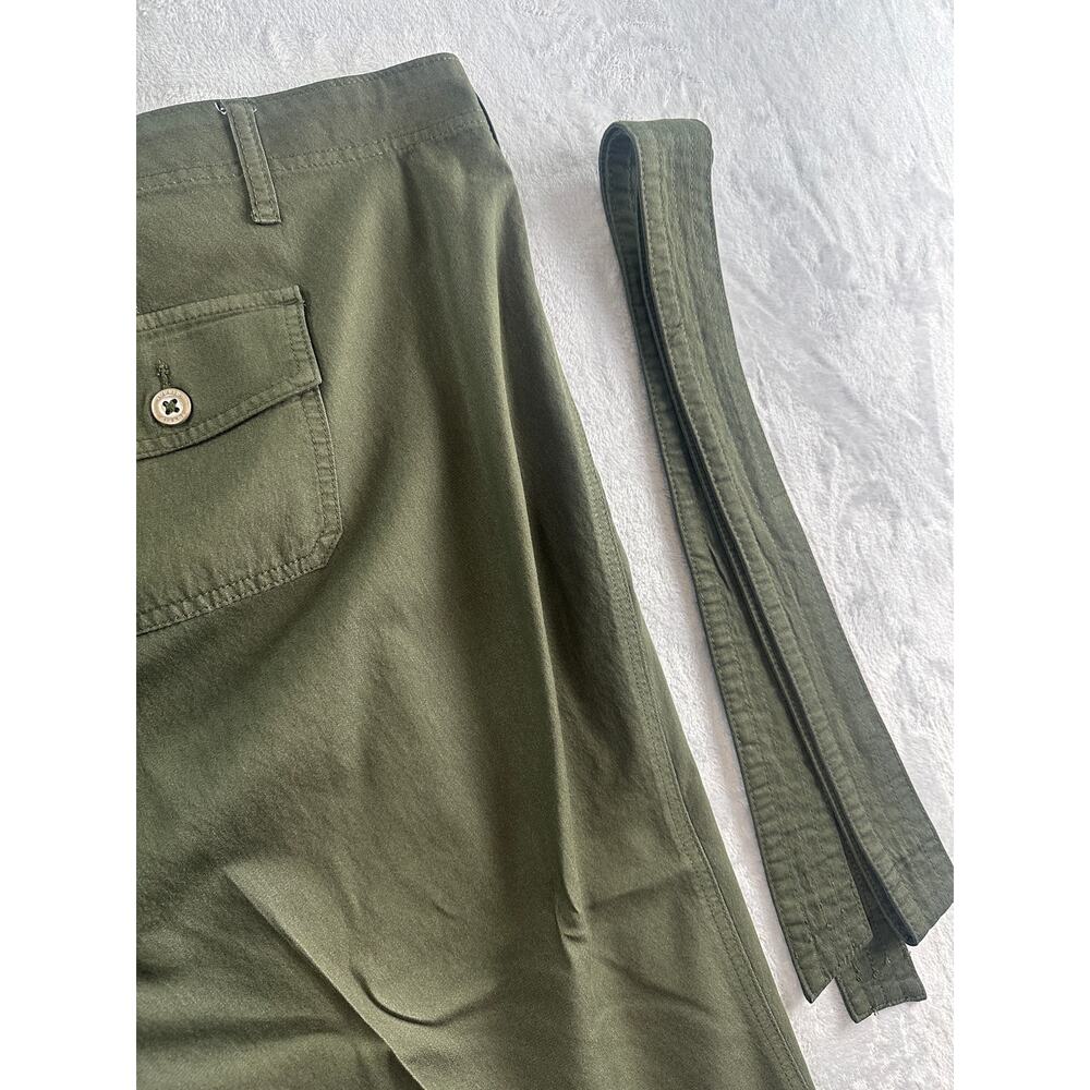Torrid Green Tie-Front Mid-Rise Crop Skinny Pants - Size 24 - Picture 10 of 10